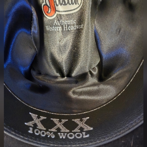 Justin Hats By Malino XXX 100% WOOL Size 7 - Picture 4 of 5